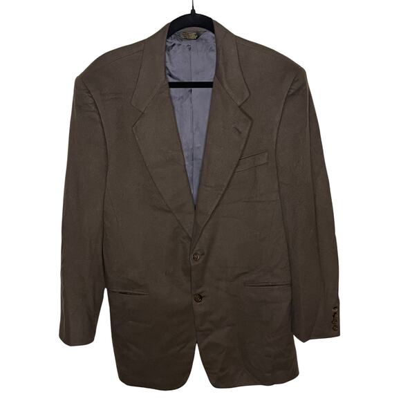 Retro 90s Donna Karan New York DKNY 100% Cashmere Sport Coat BlazerSize 40R
